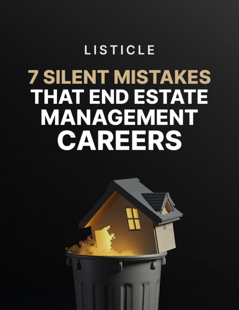7 Silent Mistakes That End Estate Management Careers