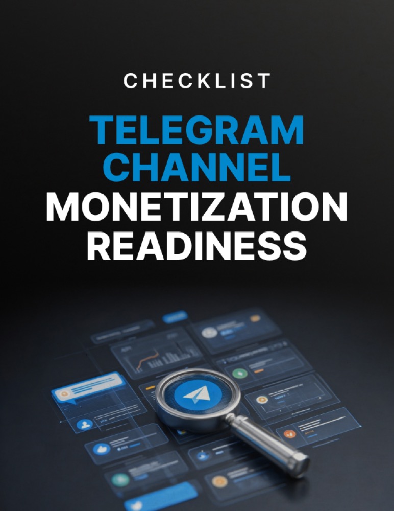 Telegram Channel Monetization Readiness Audit